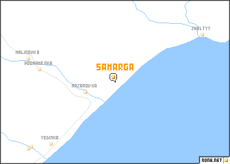 map of Samarga