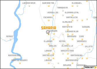 map of Samaria