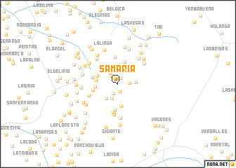 map of Samaria