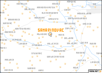 map of Samarinovac