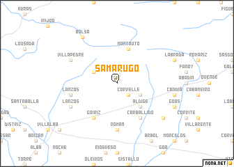 map of Samarugo