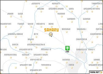 map of Samaru
