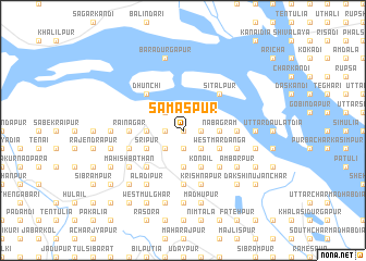 map of Samaspur