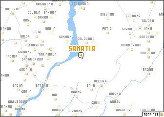 map of Samatia