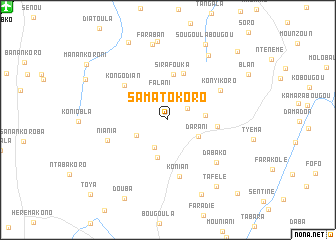 map of Samatokoro