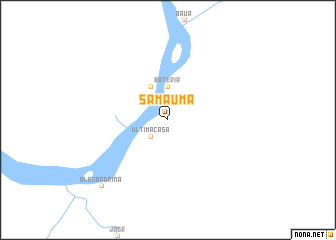 map of Samaúma