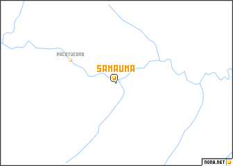 map of Samaúma