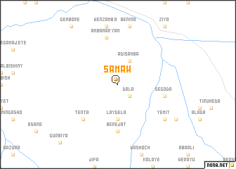 map of Samaw