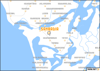 map of Samba Dia