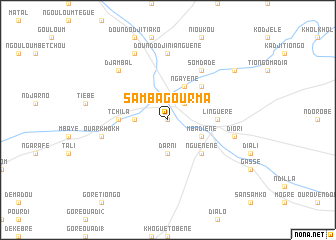 map of Samba Gourma