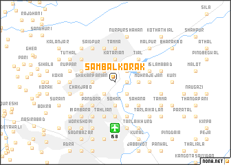 map of Sambal Korak