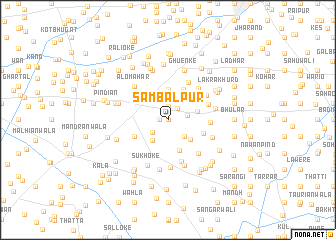map of Sambalpur