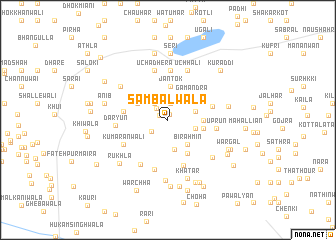 map of Sambalwāla