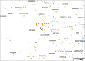 map of Sambara