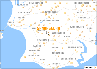 map of Samba Secka