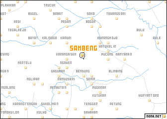 map of Sambeng