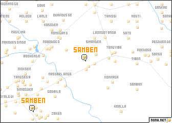 map of Samben