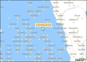 map of Sambiana