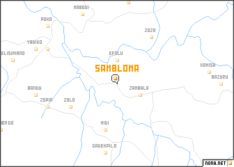 map of Sambloma