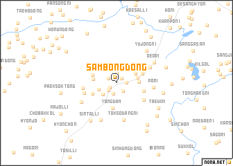 map of Sambong-dong