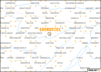 map of Samborzec