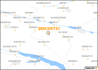 map of Samchintsy