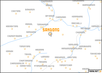 map of Sam-dong