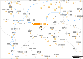 map of Sam Do Town