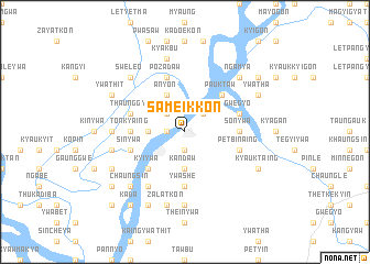 map of Sameikkon