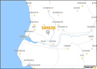 map of Sameno