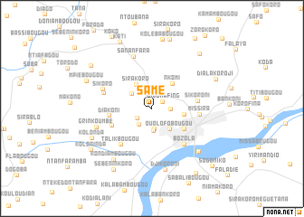 map of Samé