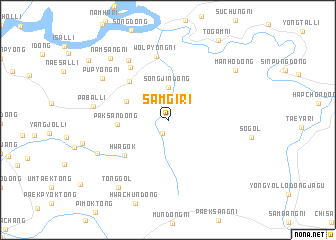 map of Samgi-ri