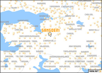 map of Samgoe-ri