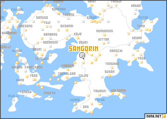 map of Samgŏrim