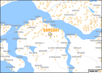 map of Samgŏri