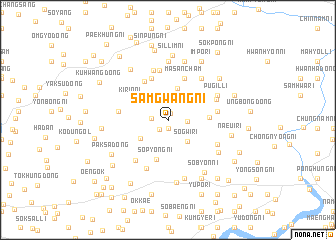 map of Samgwang-ni