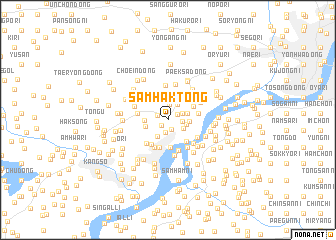 map of Samhak-tong