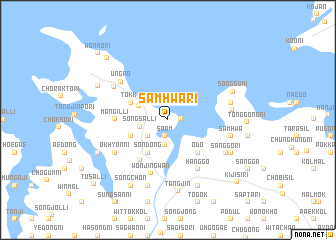 map of Samhwa-ri