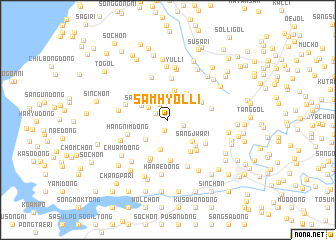 map of Samhyŏl-li