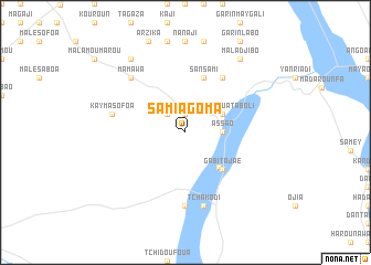 map of Samia Goma