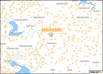 map of Samin-dong