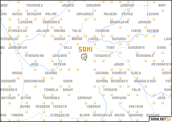 map of Sami