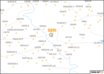 map of Sämi
