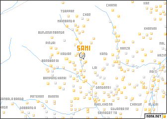 map of Sami