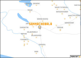 map of Sammāch-e Bālā