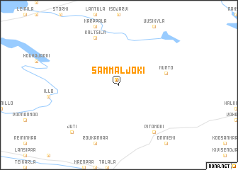 map of Sammaljoki