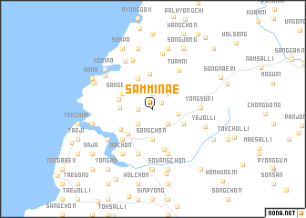 map of Samminae