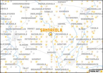 map of Samnā Kolā