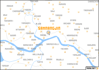 map of Samnangjin