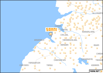 map of Sam-ni